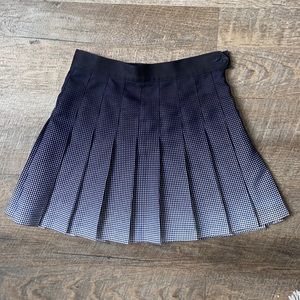 American Apparel Ombré Pleated Mini Skirt